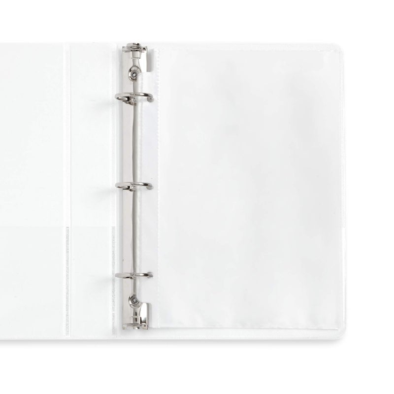 Blue Summit Supplies Mini Sheet Protectors, 5.5 x 8.5 Inch Page Size Opening, Clear Plastic Inserts with Reinforced 3 Hole Design, Playbill Sleeves for Mini Binder, Top Loaded, 200 Pack - Image 4